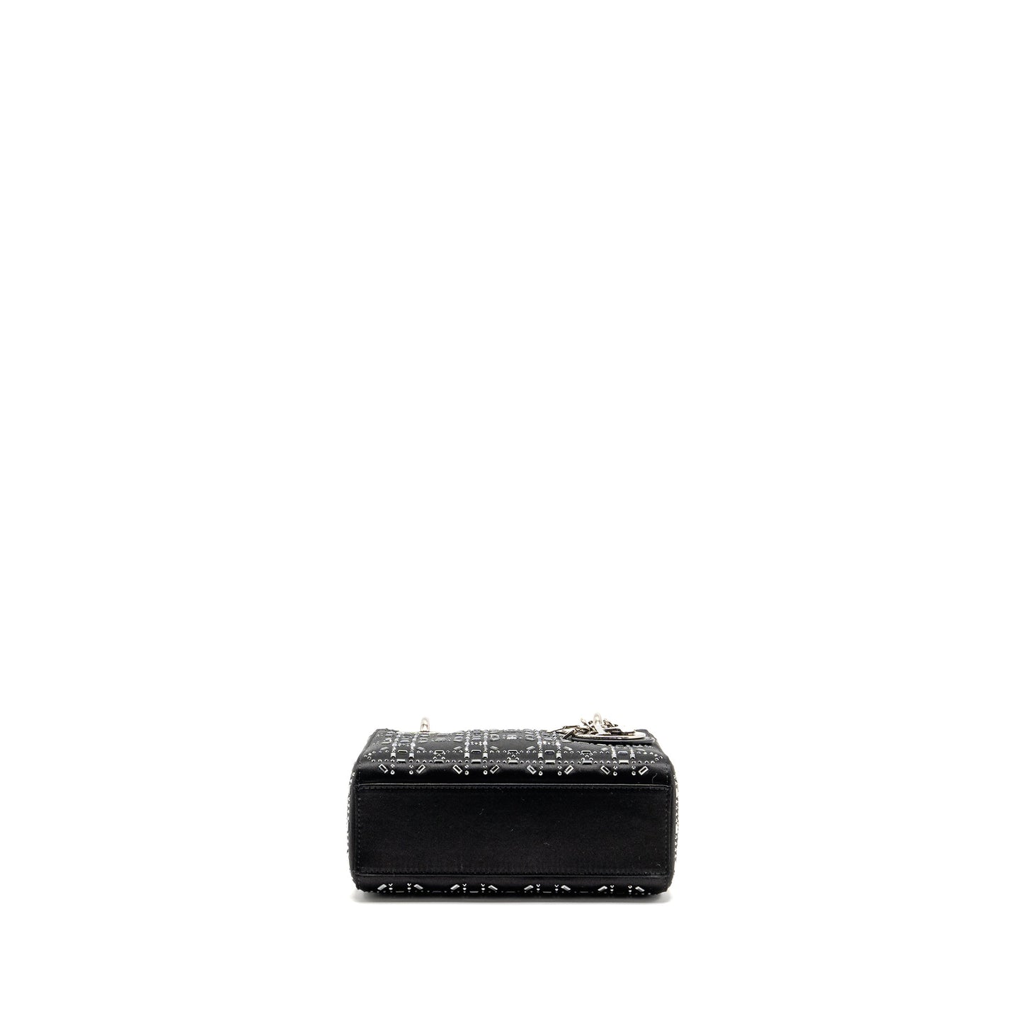 Dior Mini Lady Dior Satin Crystal Black