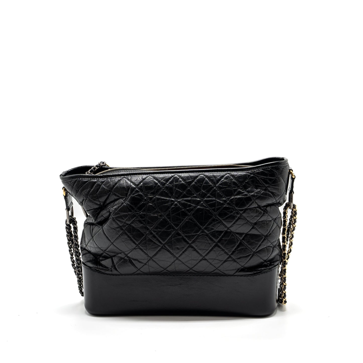 Chanel Maxi Gabrielle Hobo Bag Calfskin Black Multicolour Hardware