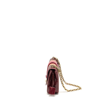 Miss Dior Medium Flap Purse Python Multicolour