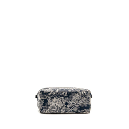 Dior Medium DiorTravel Nomad Pouch Toile de Jouy Reverse Technical Fabric Blue