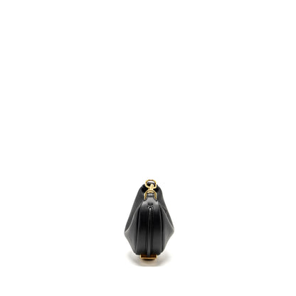 Fendi Nano Fendigraphy Leather Charm Calfskin Black