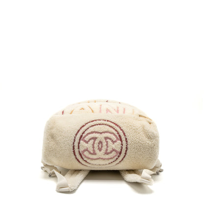 Chanel 19B Backpack Shearling White/Multicolour SHW