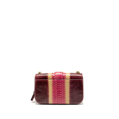 Miss Dior Medium Flap Purse Python Multicolour