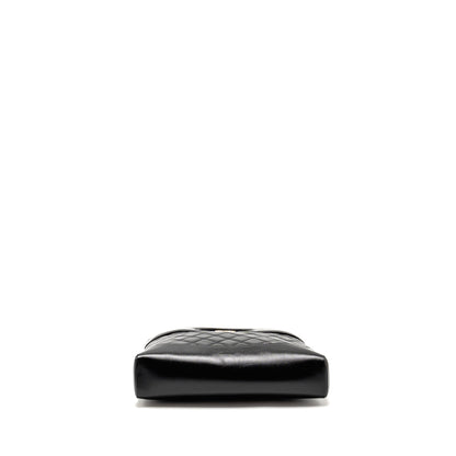 Chanel Mini 31 bag Shiny Calfskin Black LGHW (Microchip)