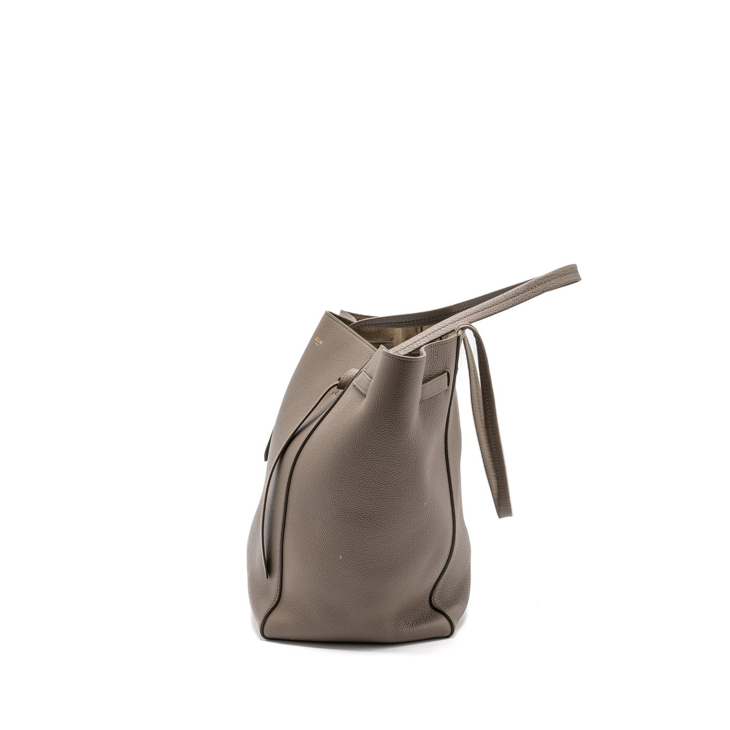 Celine small cabas phantom Purse grained calfskin taupe