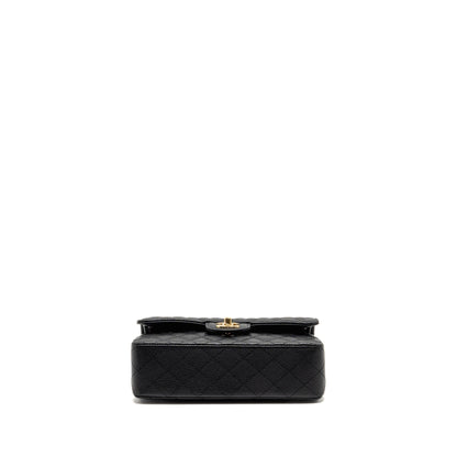 Chanel Small Classic Double flap bag caviar black GHW (microchip)