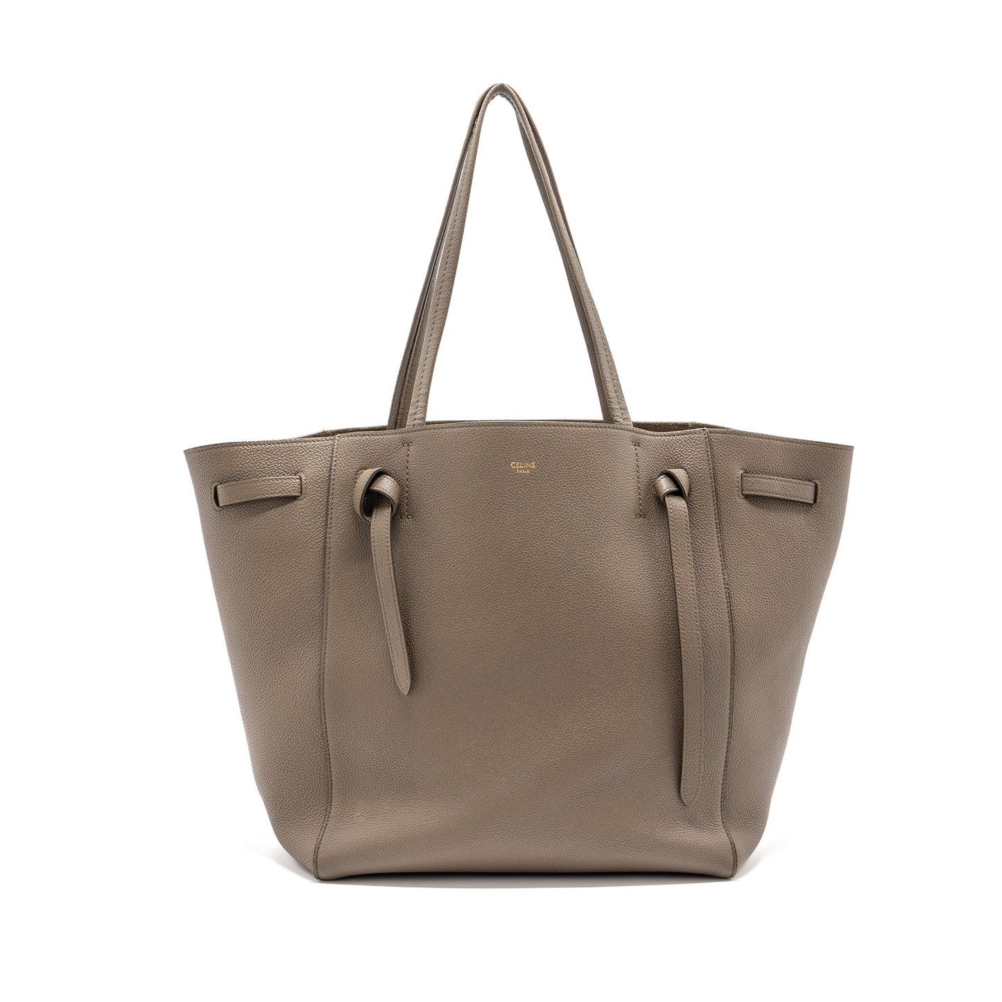 Celine small cabas phantom Purse grained calfskin taupe
