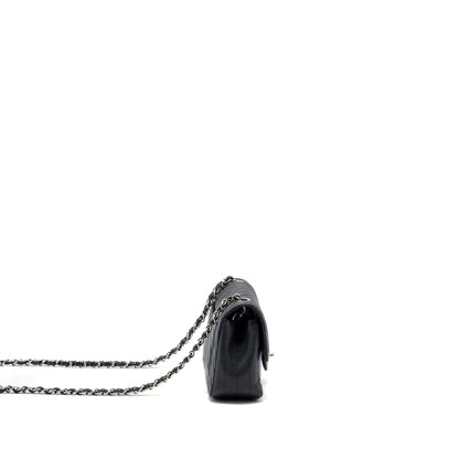Chanel Mini Rectangular Flap Bag Chevron Caviar Black SHW