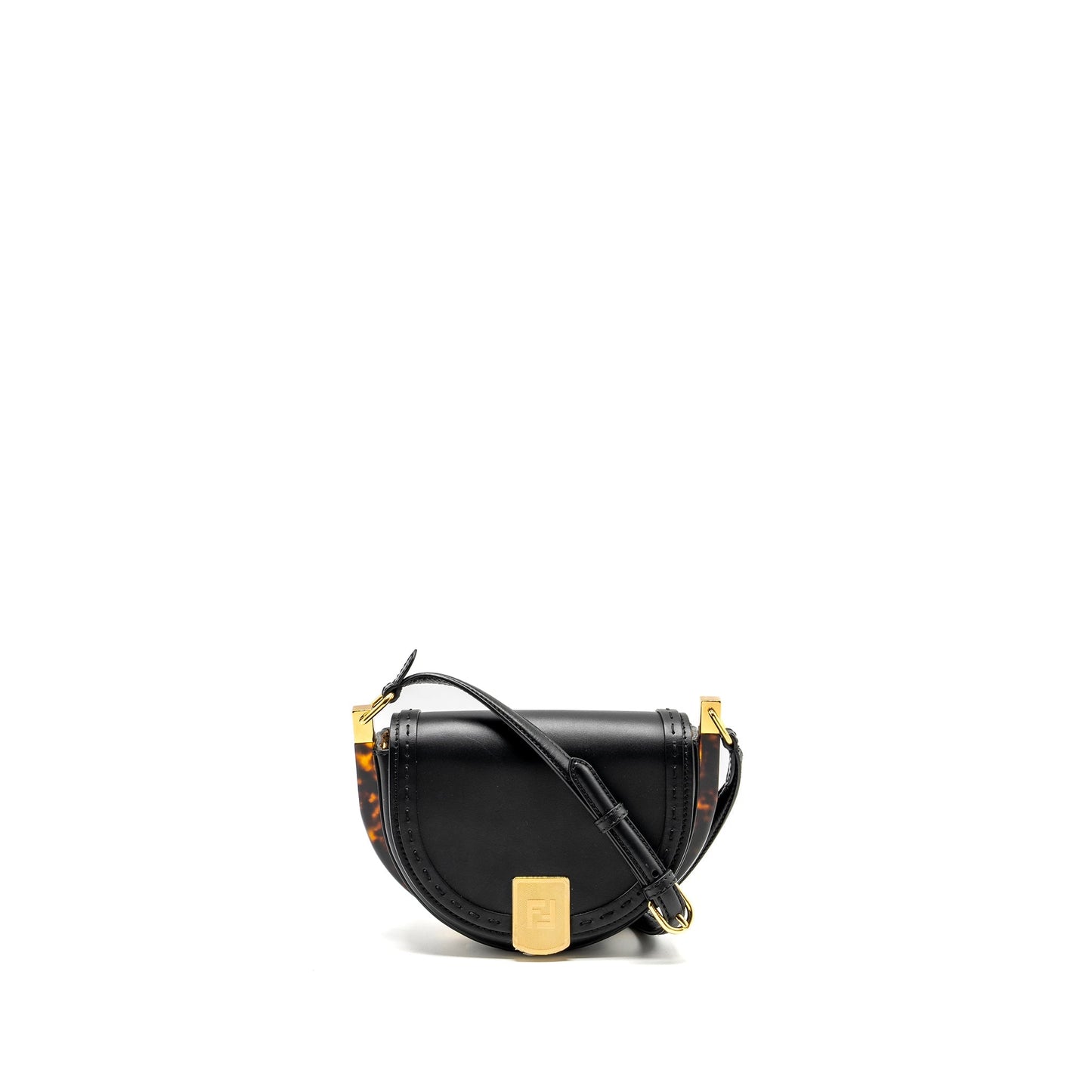 Fendi moonlight Mini Purse calfskin Black