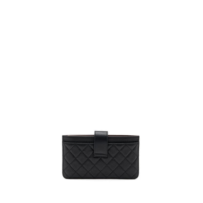 Chanel Clutch Wallet Caviar Black LGHW