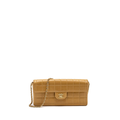 Chanel Vintage Flap Bag Dark Beige GHW