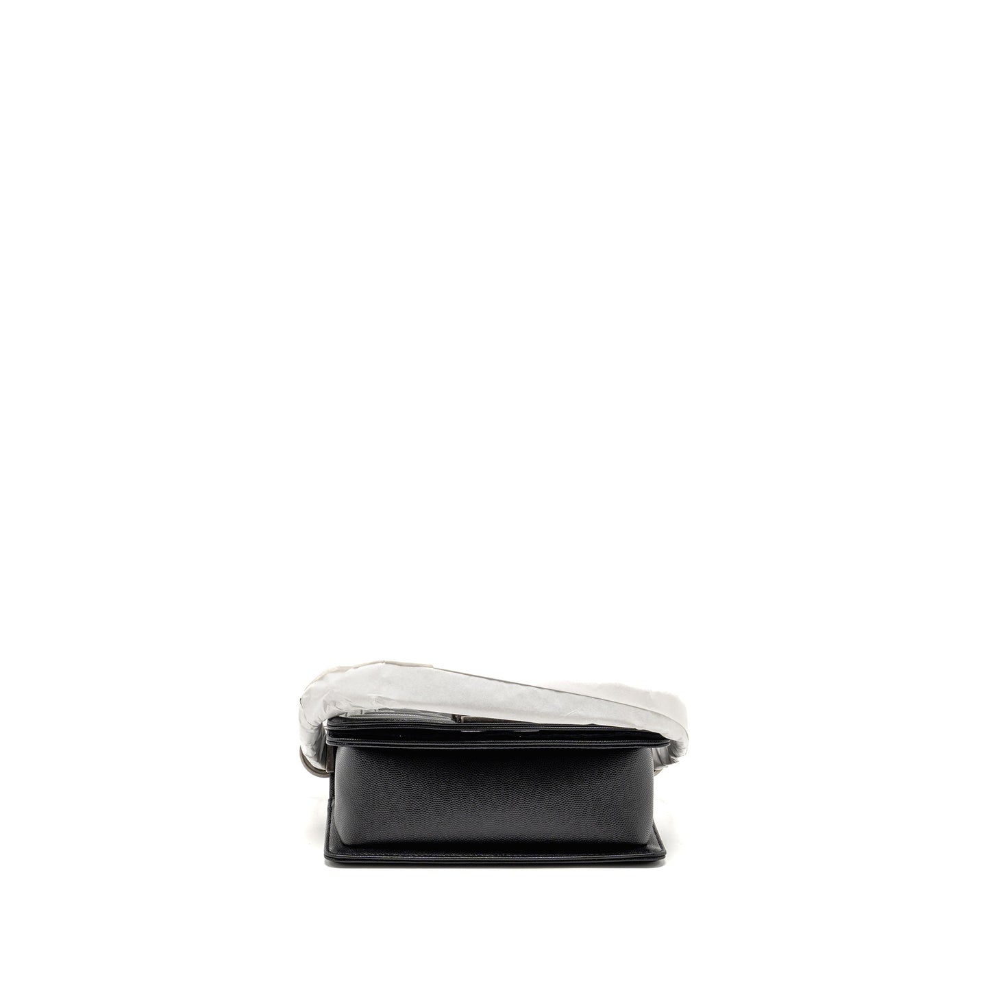 Chanel Small Boy Bag Caviar BLACK Ruthenium SHW (Microchip)