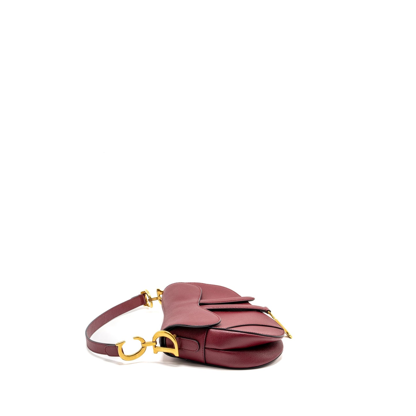 Dior Medium Saddle Purse Calfskin Red