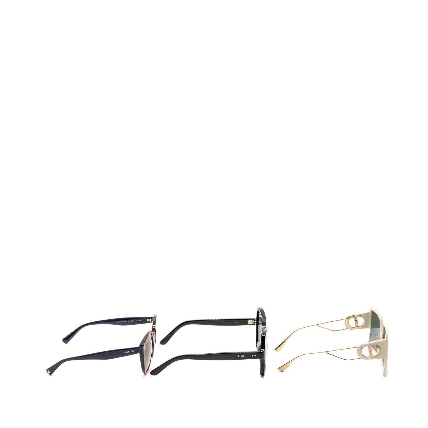 Dior / Luxury CELINE / Valentino Sunglasses Multicolour (Sell in Set)
