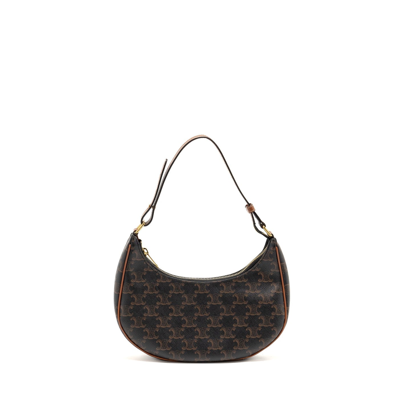 Luxury CELINE Ava Bag Triomphe Canvas Tan GHW