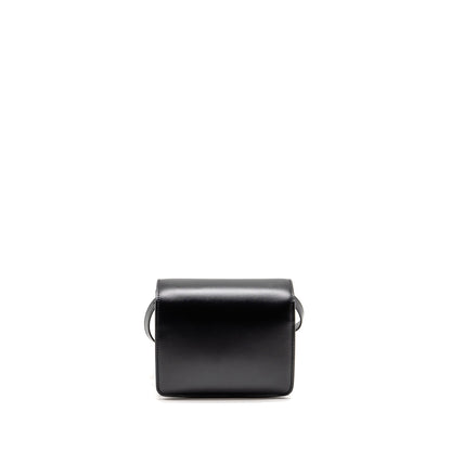 Luxury CELINE Mini Classic Box Bag Calfskin Black GHW