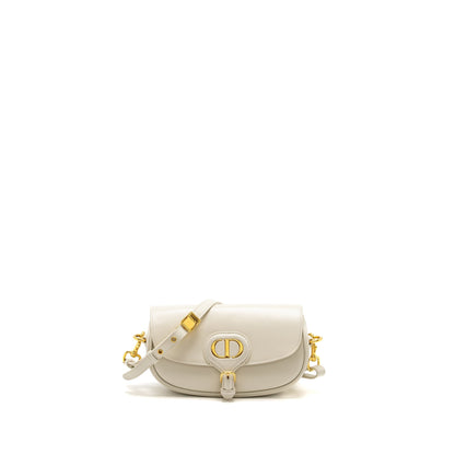 Dior Bobby East-West Purse Calfskin White