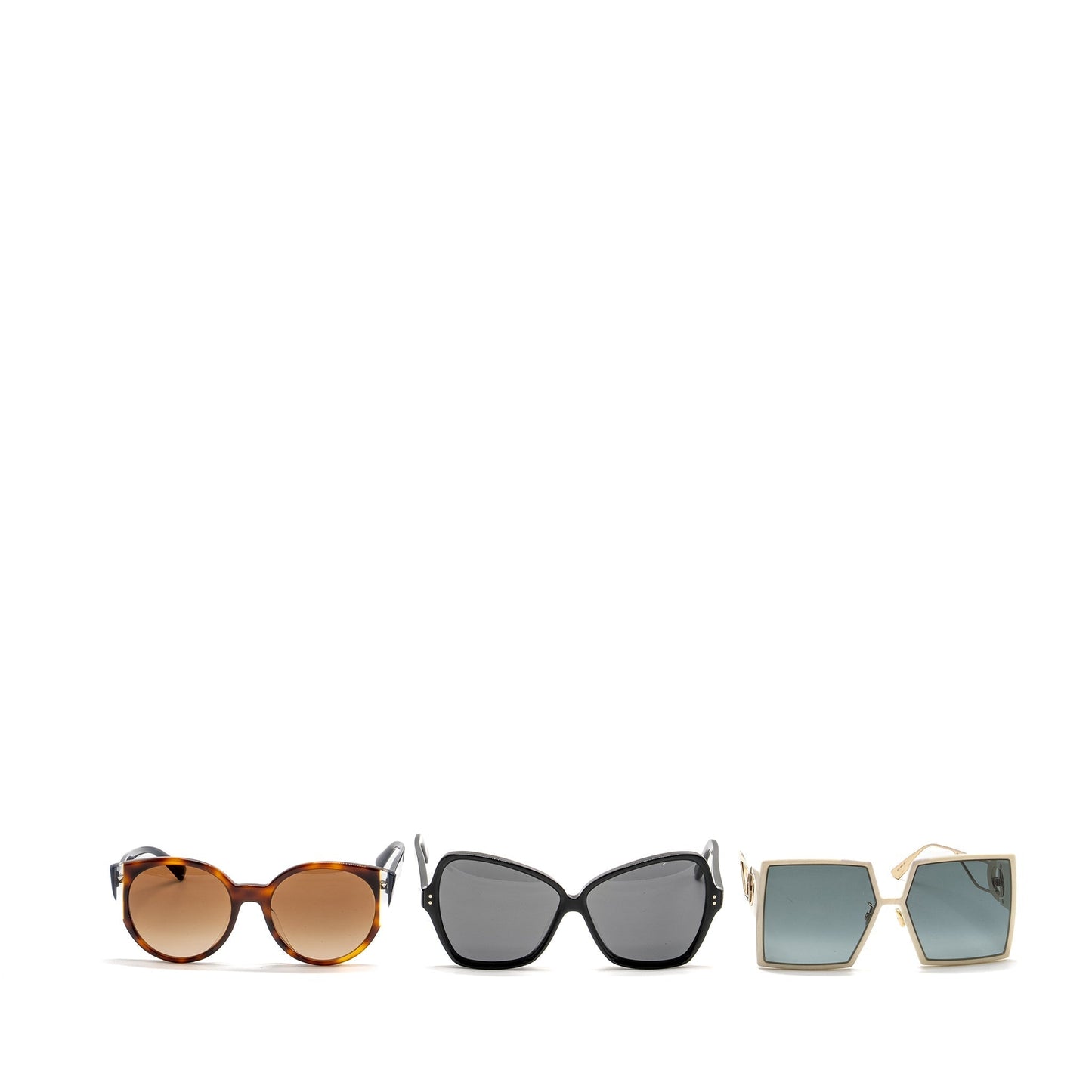 Dior / Luxury CELINE / Valentino Sunglasses Multicolour (Sell in Set)