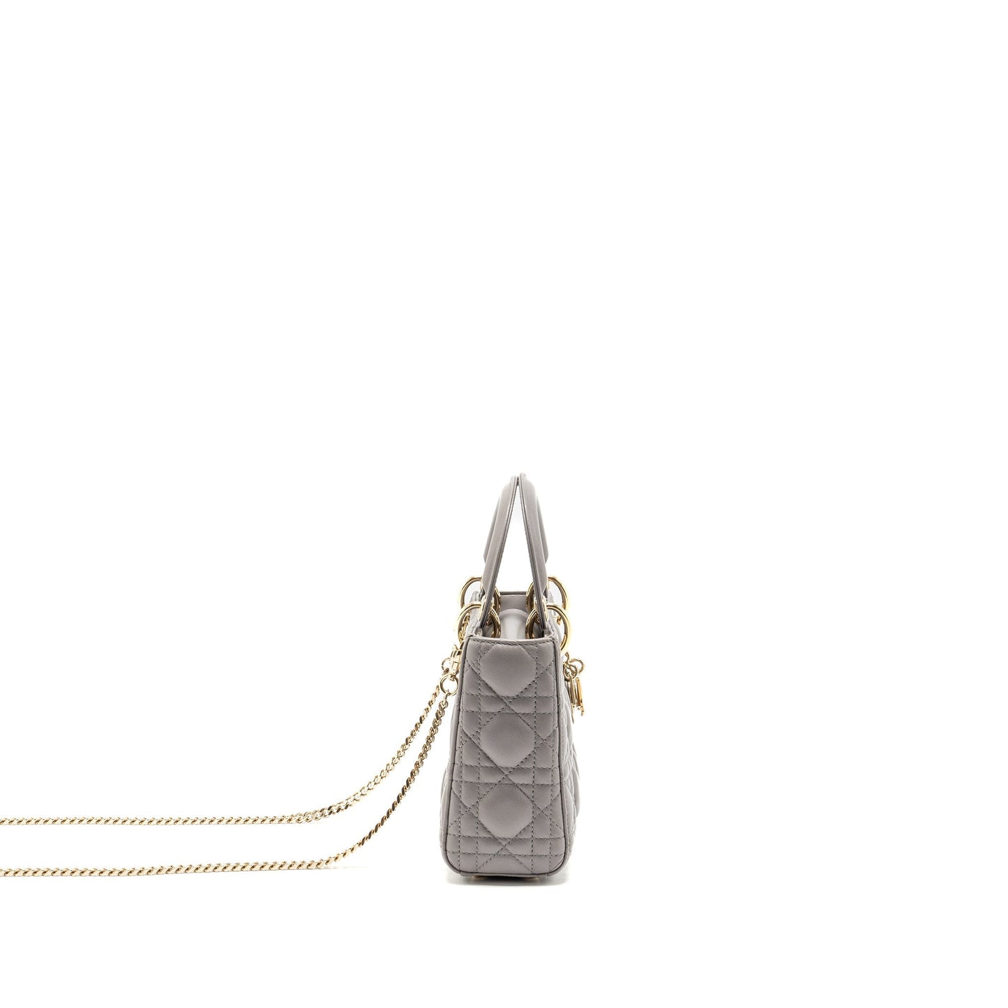 Dior Mini Lady Dior Lambskin Grey