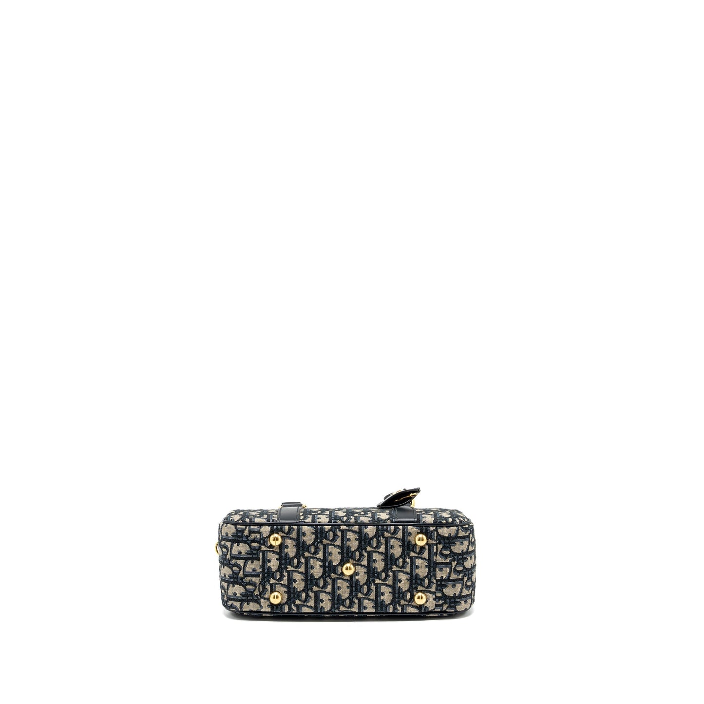 Dior Medium Bowling Purse dior oblique canvas blue