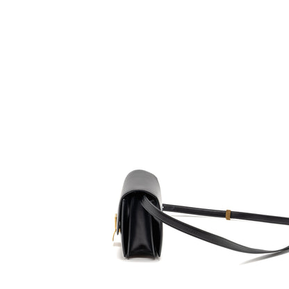 Luxury CELINE Mini Classic Box Bag Calfskin Black GHW