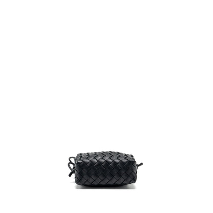 Bottega Veneta Mini Loop Camera Purse Lambskin Black