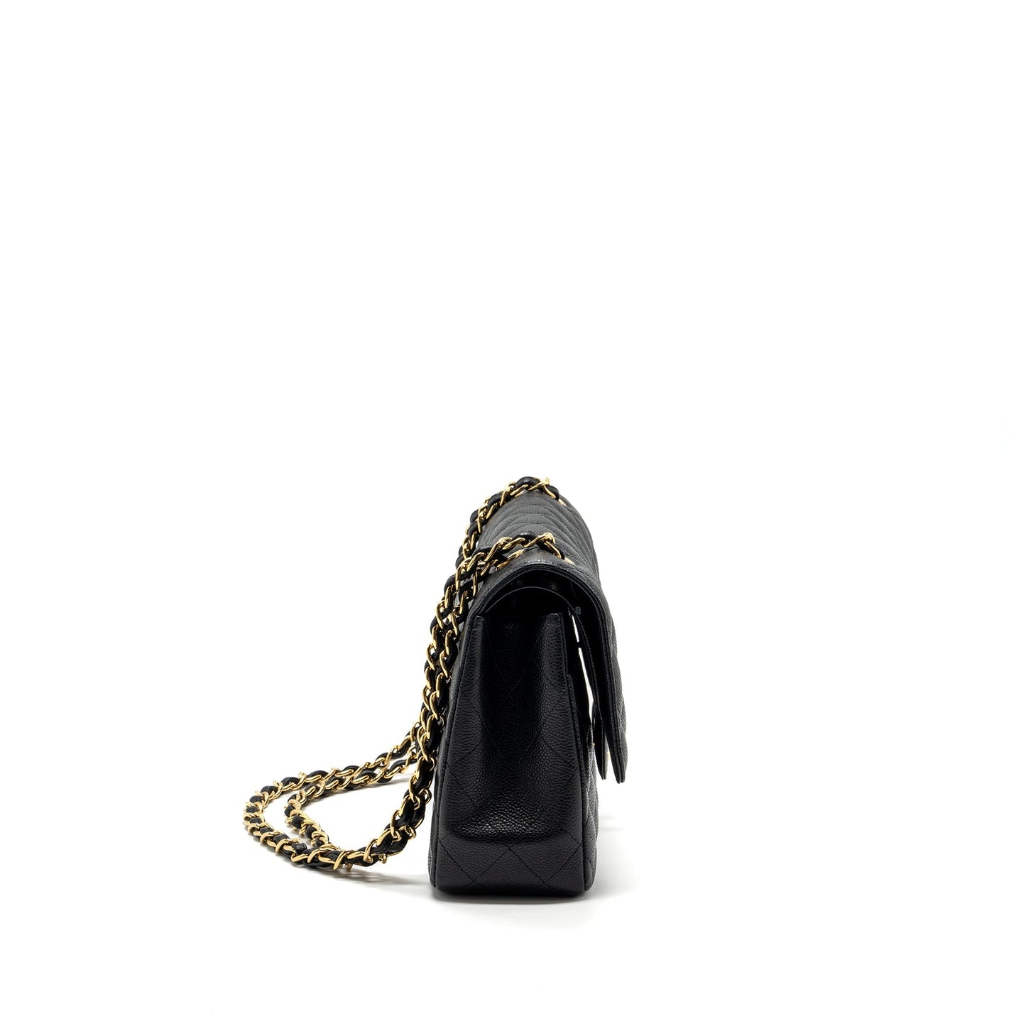 Chanel jumbo classic double flap bag caviar Black GHW