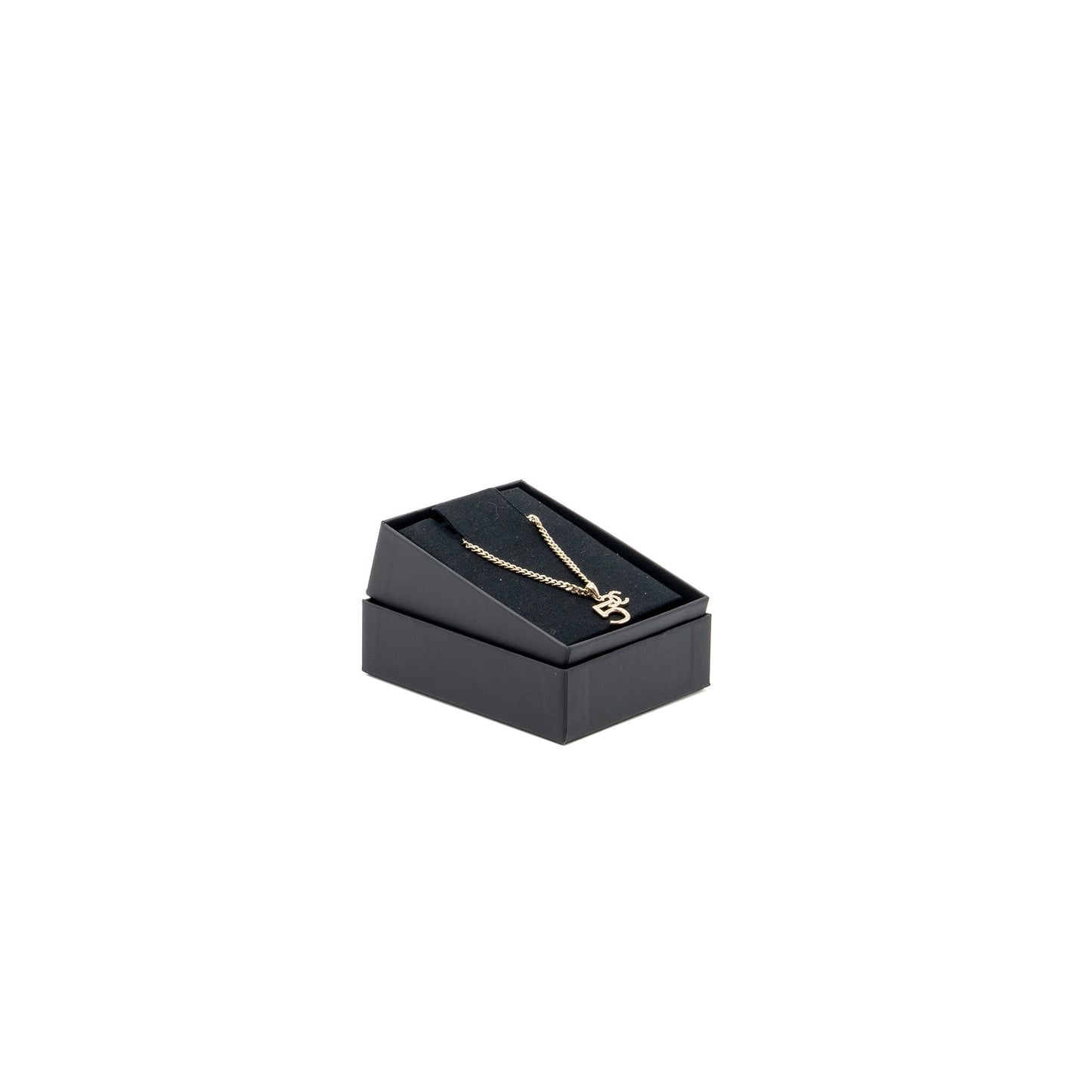 Chanel no5/cc logo necklace crystal Light Gold Tone