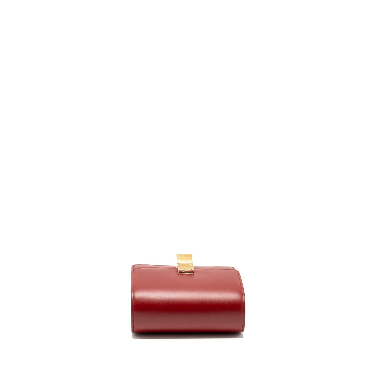 Celine Mini classic box Purse calfskin red