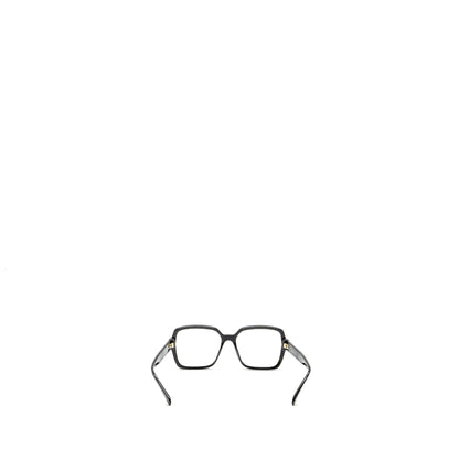 Chanel square glasses frame with chanel letter black