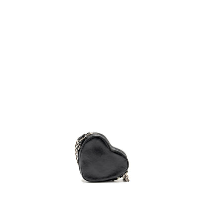 Balenciaga Le Cagole Heart Mini Purse Lambskin Black