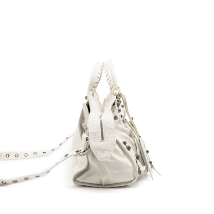 Balenciaga neo cajole city Mini Purse leather white