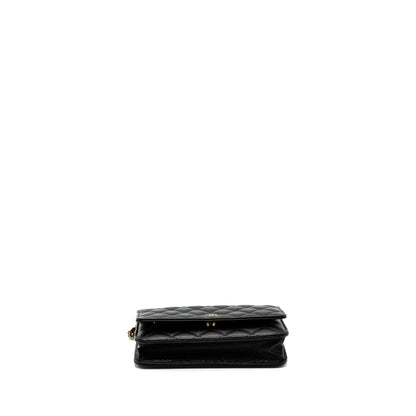 Chanel Classic Wallet On Chain Caviar Black GHW(Microchip)