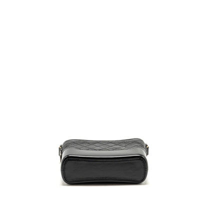 Chanel New Medium Gabrielle Hobo Bag Calfskin Black Multicolour Hardware (Microchip)