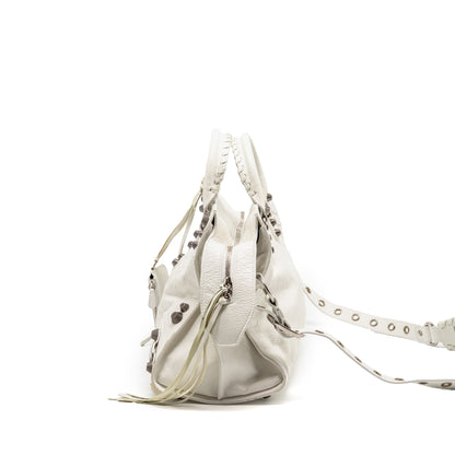 Balenciaga neo cajole city Mini Purse leather white