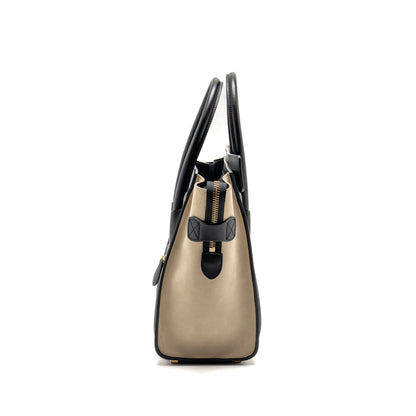 Celine Micro Luggage Purse Calfskin White/Multicolour