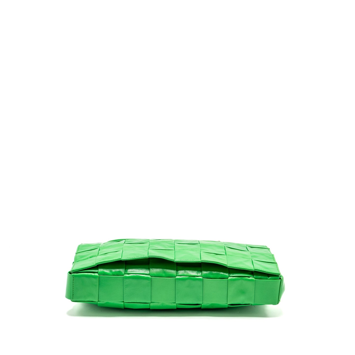 Bottega Veneta Maxi Cassette Purse Lambskin Green