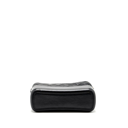 Chanel Medium Gabrielle Hobo Bag Aged Calfskin Black Multicolour Hardware