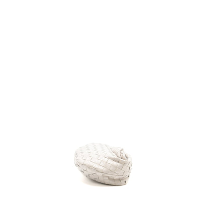 Bottega Veneta Mini Jodie Lambskin White