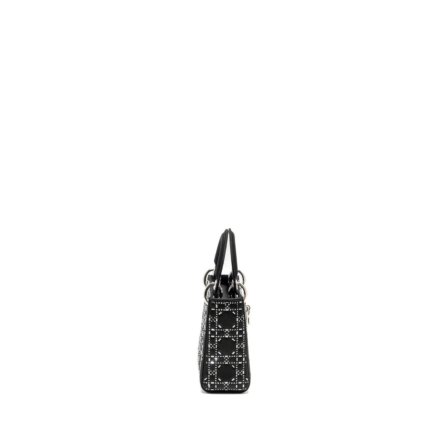 Dior Mini Lady Dior Stain Crystal Black