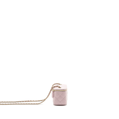 Chanel Mini vanity with chain caviar pink LGHW