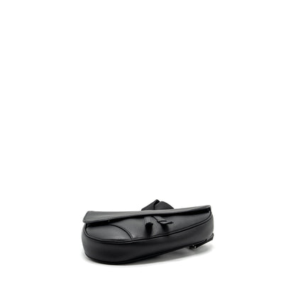 Dior Homme Saddle Purse Calfskin Black