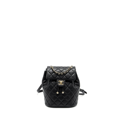 Chanel 23s mini Backpack Caviar Black LGHW (Microchip)