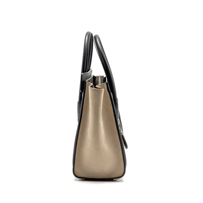 Celine Micro Luggage Purse Calfskin White/Multicolour