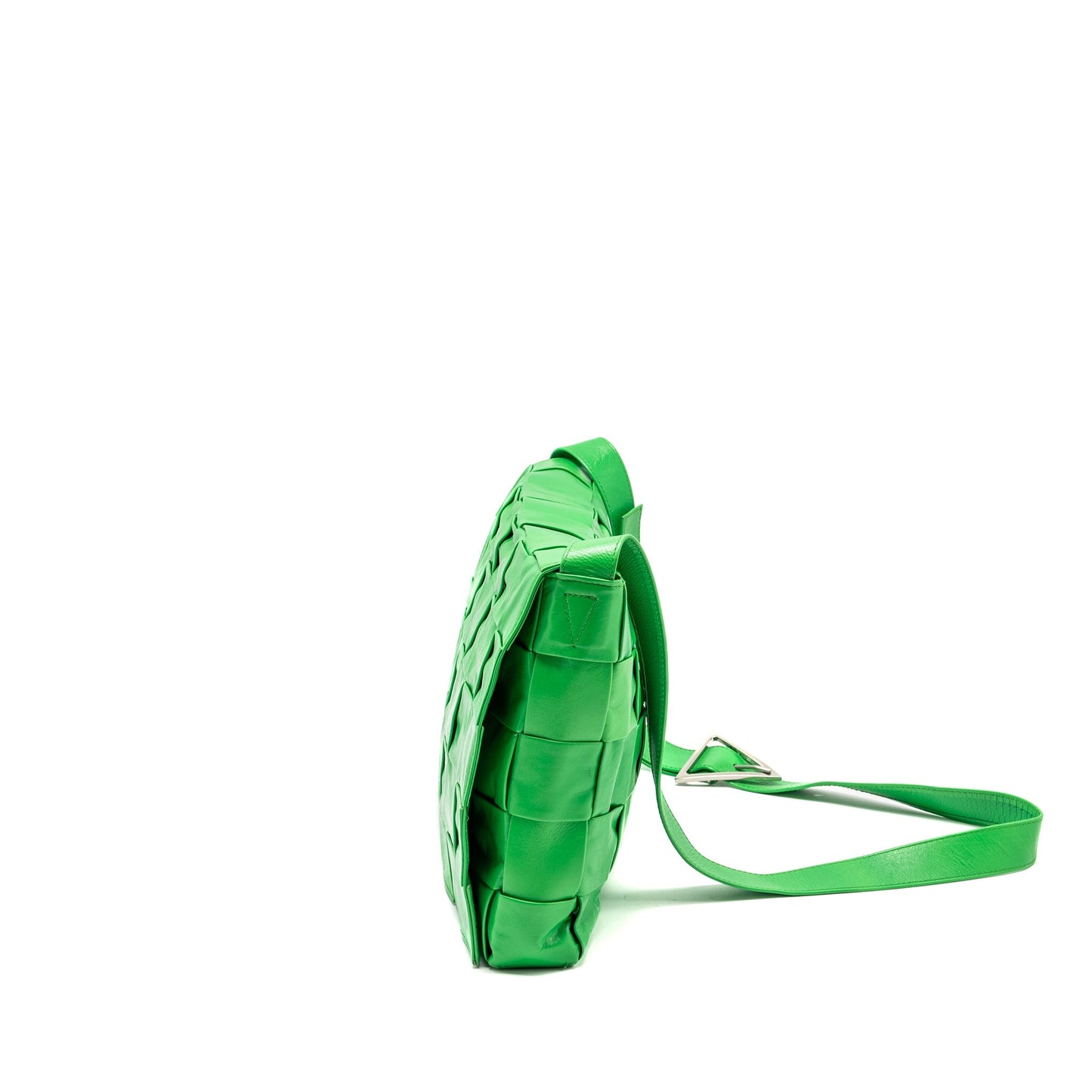 Bottega Veneta Maxi Cassette Purse Lambskin Green