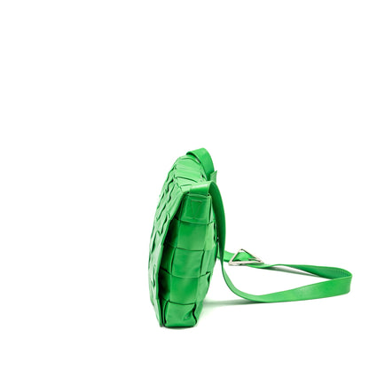 Bottega Veneta Maxi Cassette Purse Lambskin Green