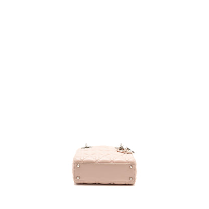 Dior Mini Lady Dior Crystal Strap Limited Edition Lambskin Light Pink