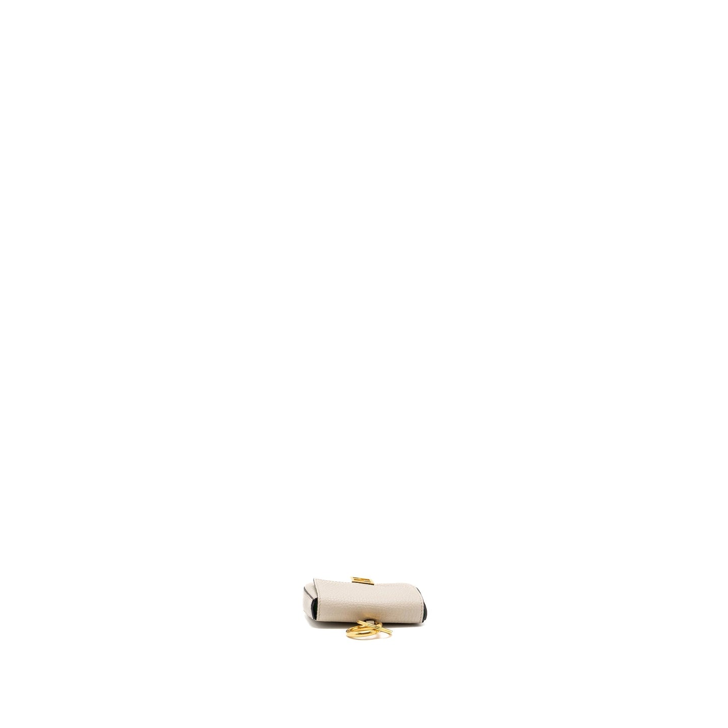 FENDI Mini Baguette Keyring charm Calfskin Beige