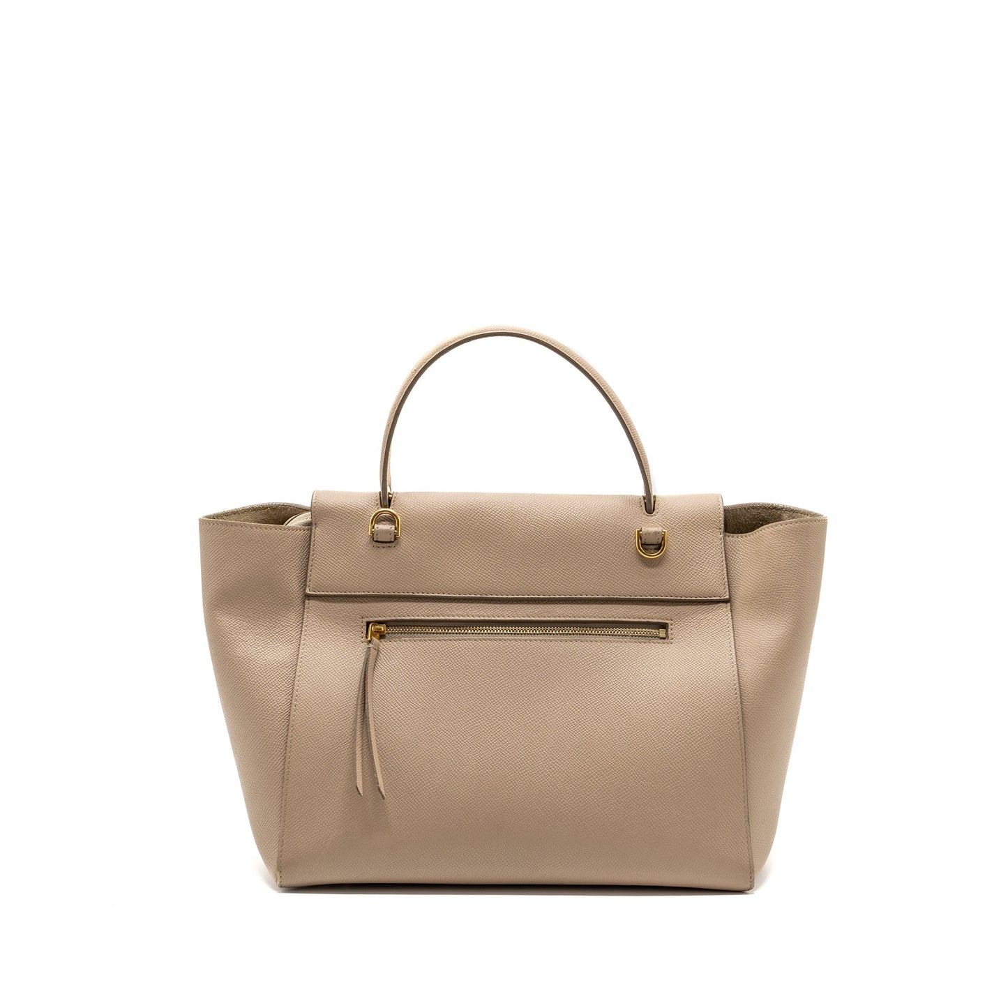 Celine Mini Belt Purse Calfskin Light Taupe