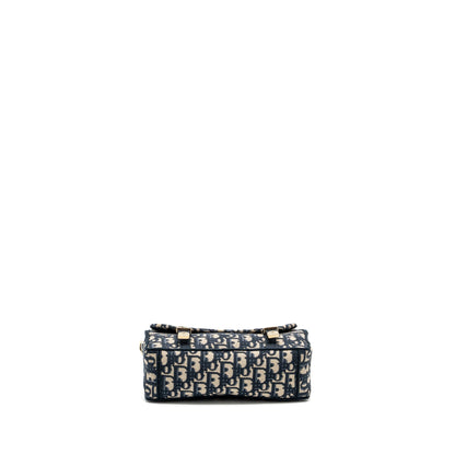 Dior Small Diorcamp Purse Dior Oblique Embroidery canvas blue